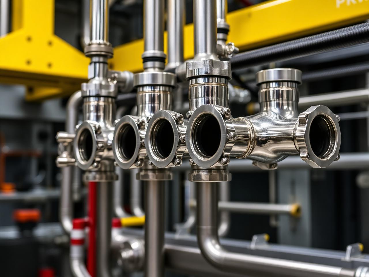 Edelstahlverteiler in der Industrie